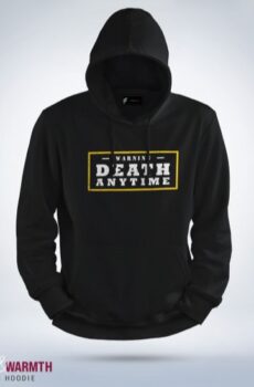 “Warning Death” Islamic Hoodie (Black)